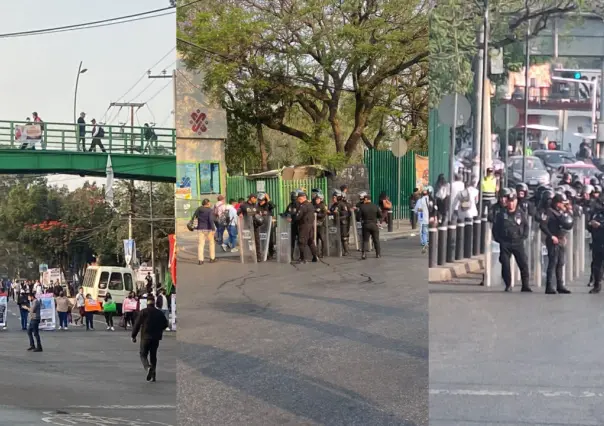 Cierran avenida Insurgentes, piden localización con vida de un Guardia Nacional