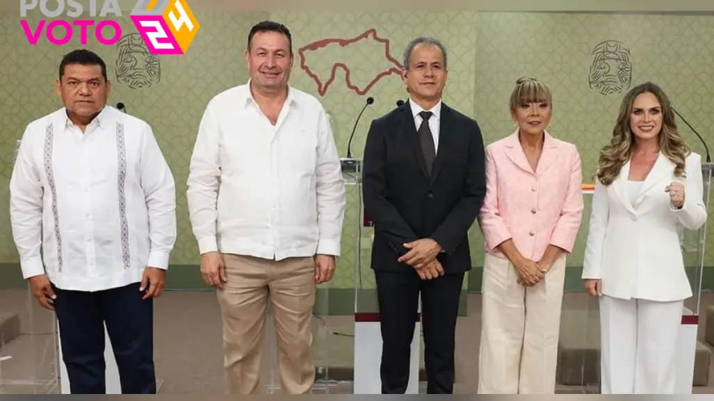 Candidatos a la gubernatura de Tabasco participan en el segundo debate