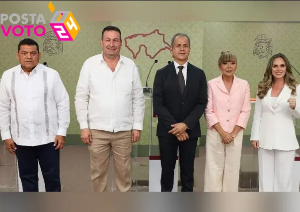 Candidatos a la gubernatura de Tabasco participan en el segundo debate