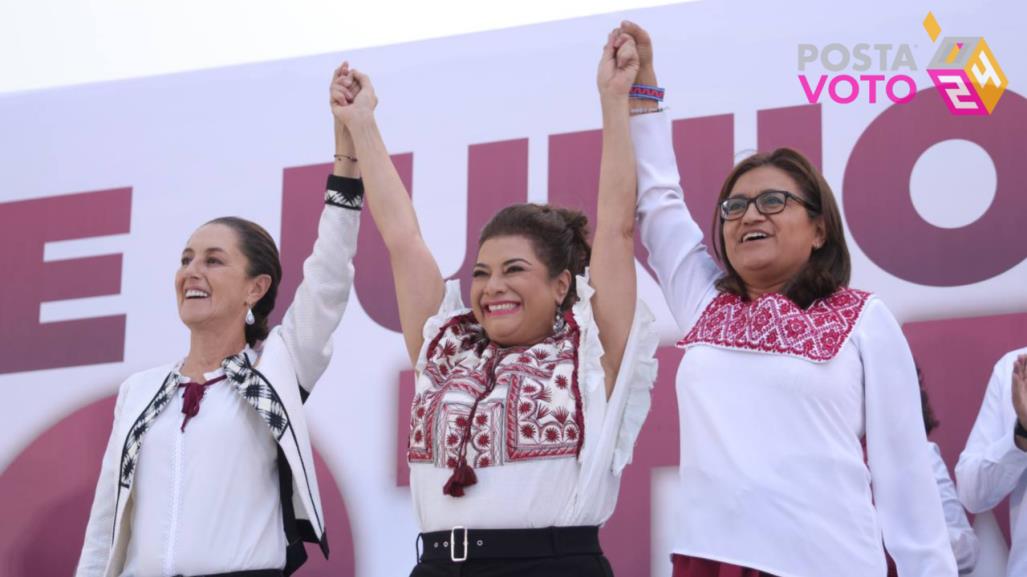 Clara Brugada en Iztapalapa pide voto masivo