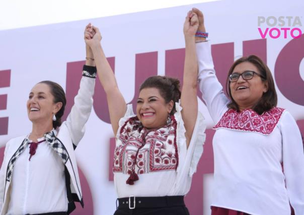 Clara Brugada en Iztapalapa pide voto masivo