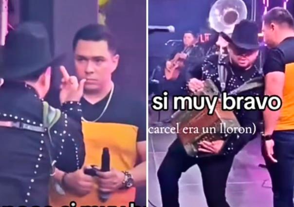 Larry Hernández cancelado por insultar a joven con seña obscena