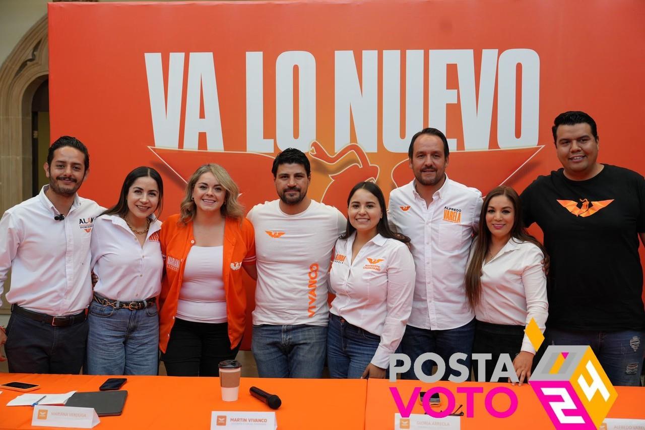 El candidato a la presidencia de la República, Jorge Álvarez Máynez estará el próximo martes 21 de mayo. Foto: Isaura Retana.