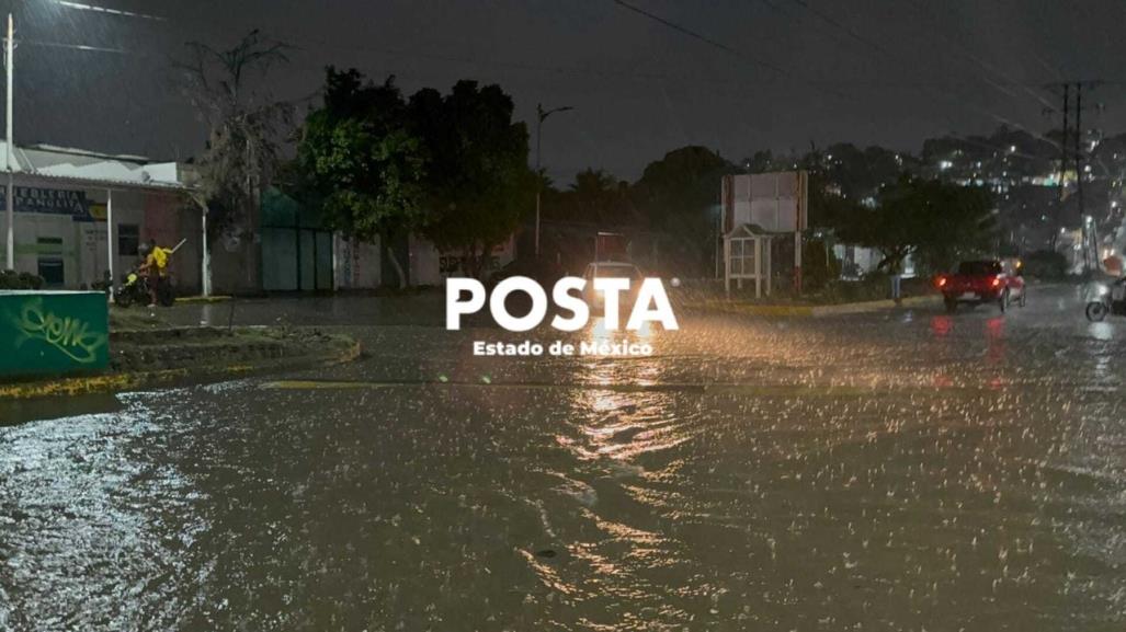 ¡Llegó Tláloc! Bajo el agua Tultitlán y Coacalco (VIDEO)