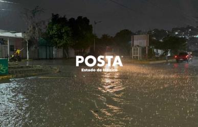 ¡Llegó Tláloc! Bajo el agua Tultitlán y Coacalco (VIDEO)