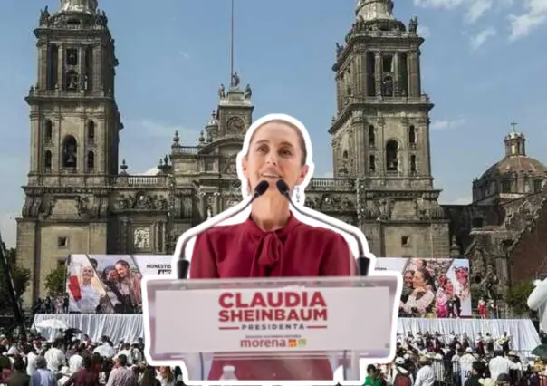 Claudia Sheinbaum anuncia cierre de campaña en el Zócalo de la CDMX