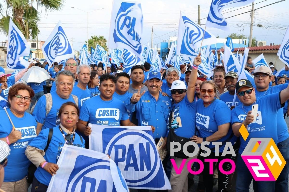 Recibe Cosme Leal apoyo y confianza para reelegirse como alcalde de Cadereyta
