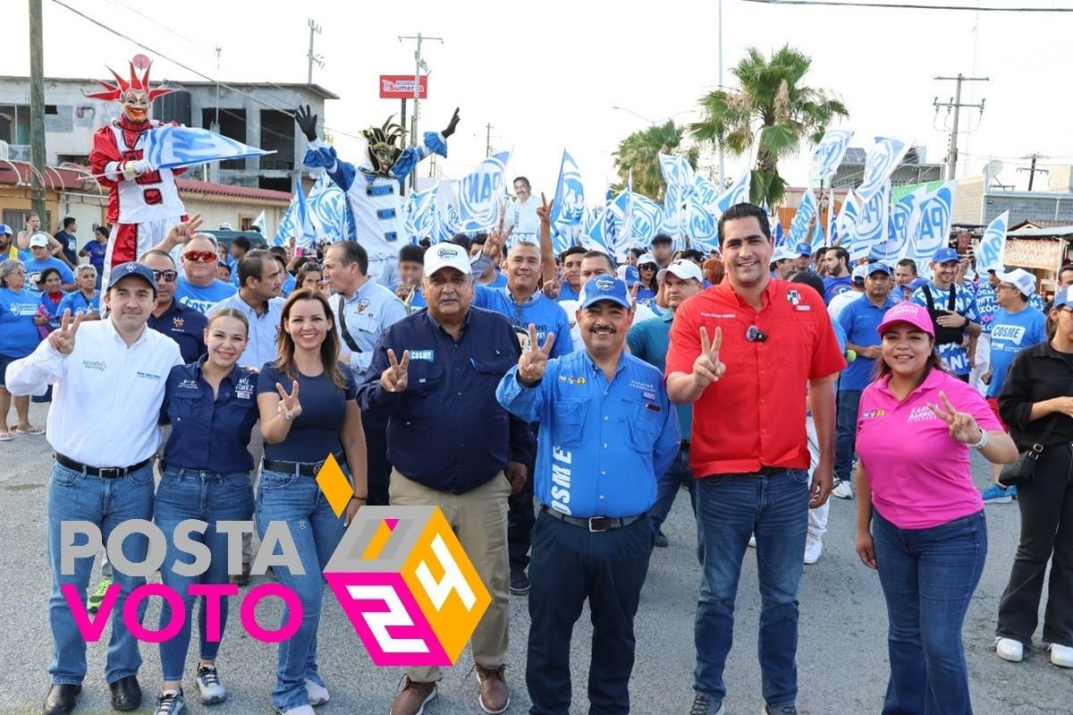 Recibe Cosme Leal apoyo y confianza para reelegirse como alcalde de Cadereyta