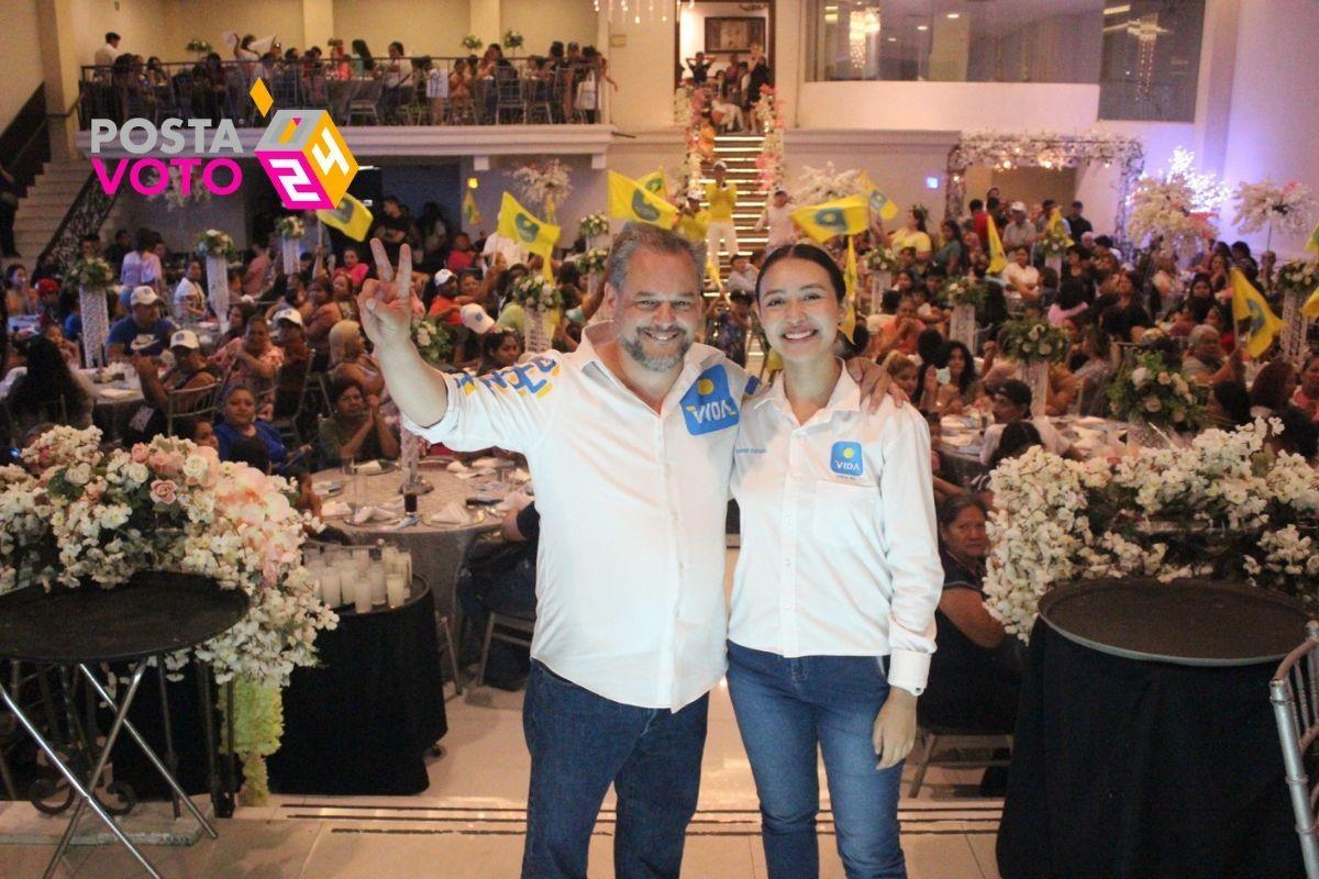 El candidato a la alcaldía de García por el partido Vida Nuevo León, César Valdés. Foto: VIDA NUEVO LEÓN