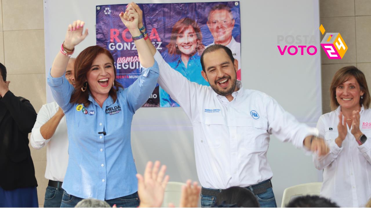 Marko Cortés, presidente nacional del PAN, acompañó a Imelda Sanmiguel en su recorrido por el sur de Tamaulipas. Foto: Imelda Sanmiguel