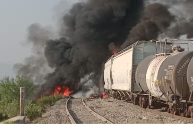 Trágico choque en Ramos Arizpe: Incendio cobra una vida y deja tres heridos