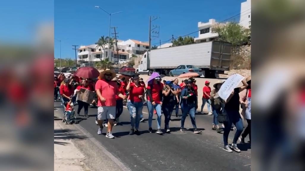 Convoca magisterio a una marcha pacífica en Los Cabos