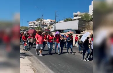 Convoca magisterio a una marcha pacífica en Los Cabos