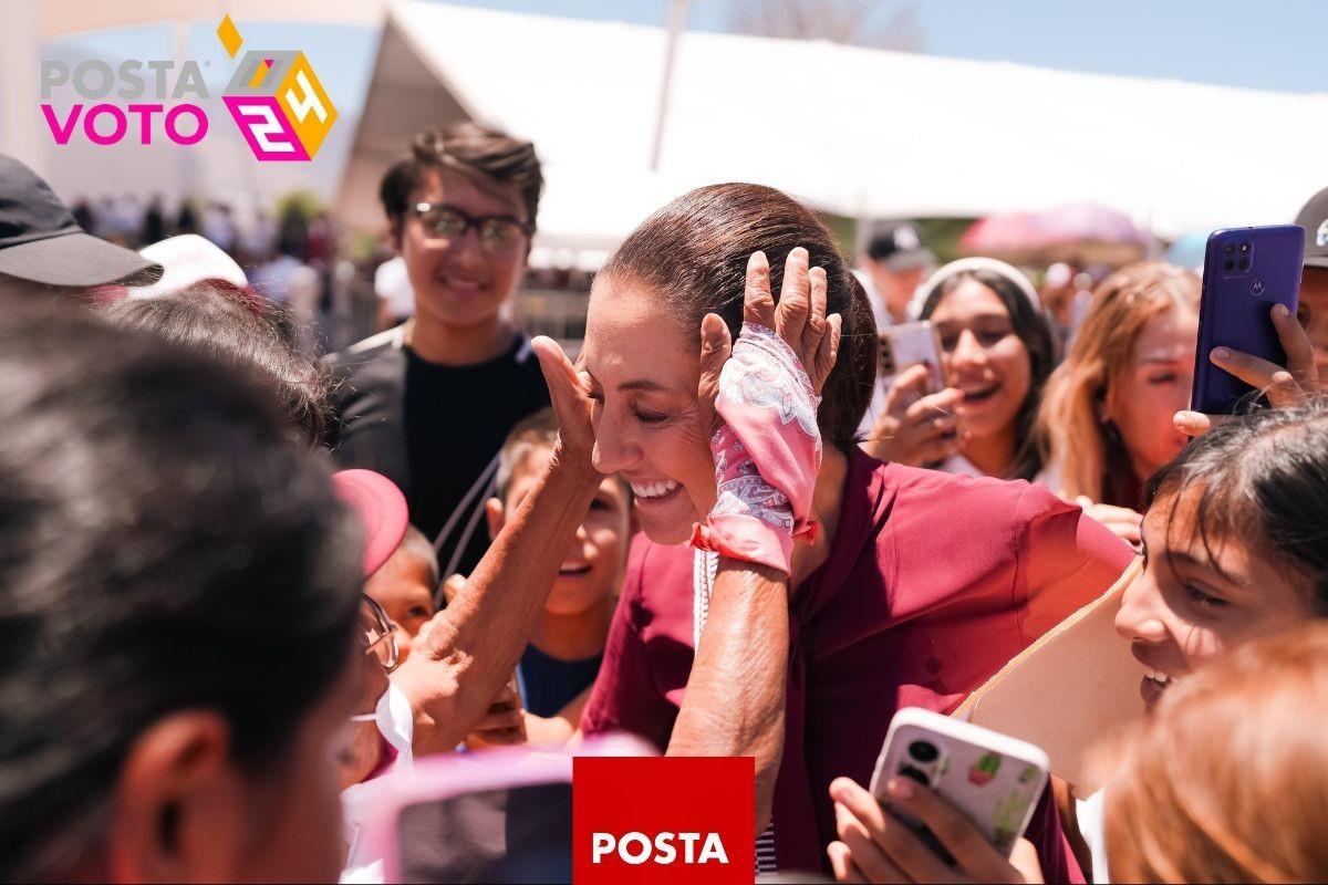 Espera Claudia Sheinbaum que sean miles de simpatizantes los que acudan a su cierre de campaña Foto: Equipo de campaña