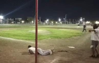 Captan balacera durante partido de sóftbol en Guadalupe (VIDEO)