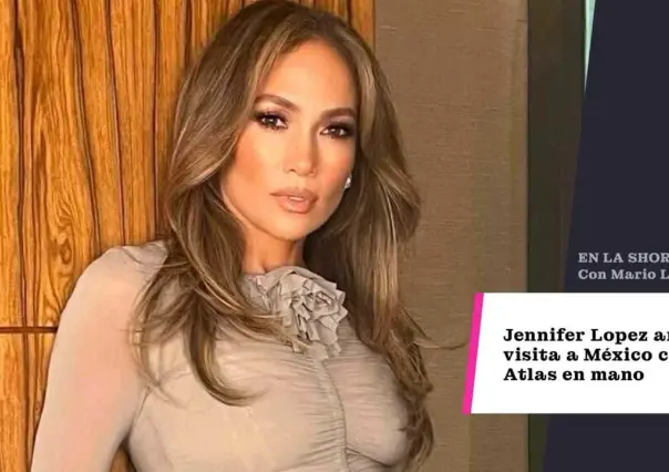 Jennifer Lopez anuncia visita a México con un Atlas en mano