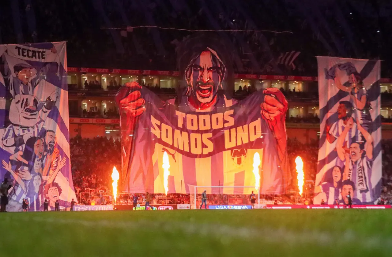 Arranca el partido de Ida de la Semifinal en el BBVA. Foto: Facebook Rayados