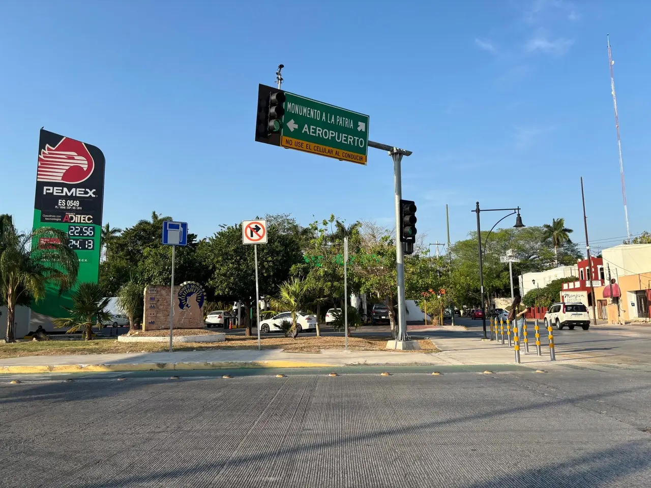 Gasolinera en Merida, Yucatan. Foto: Alejandra Vargas