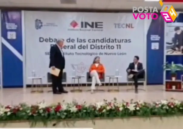 Pedro Garza Treviño tiene arrebato en debate; amenaza a hijo de contrincante