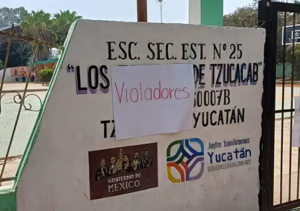 Subdirector acusado de acoso sexual en Escuela Secundaria de Yucatán