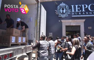 Llegan a Durango las boletas para la jornada electoral del 2 de junio