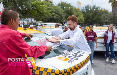 Mauricio Cantú se compromete a mejorar condiciones del gremio taxista