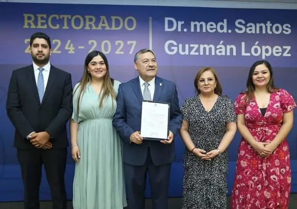 ¿Cuándo comienza segundo rectorado de Santos Guzmán en la UANL?