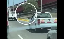 VIDEO: pelean a pedradas en pleno Morones Prieto en Monterrey