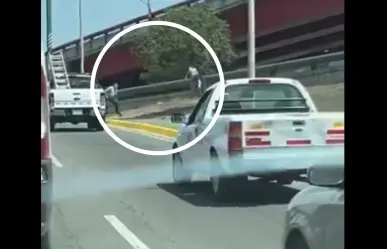 VIDEO: pelean a pedradas en pleno Morones Prieto en Monterrey