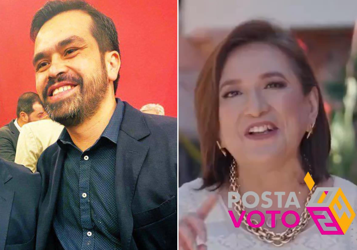 Álvarez Máynez aseguró liderar las encuestas sobre Gálvez y propone un gobierno de coalición, instando a la renuncia de los dirigentes del PAN y PRI para negociar un plan de gobierno. Foto: Especial