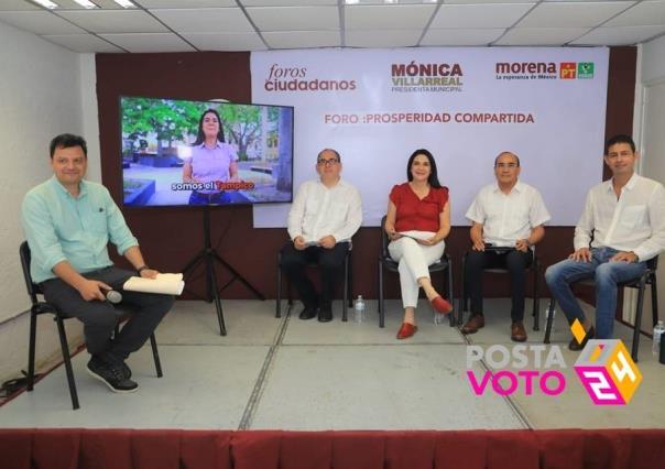 Mónica Villarreal se compromete a impulsar la prosperidad compartida en Tampico