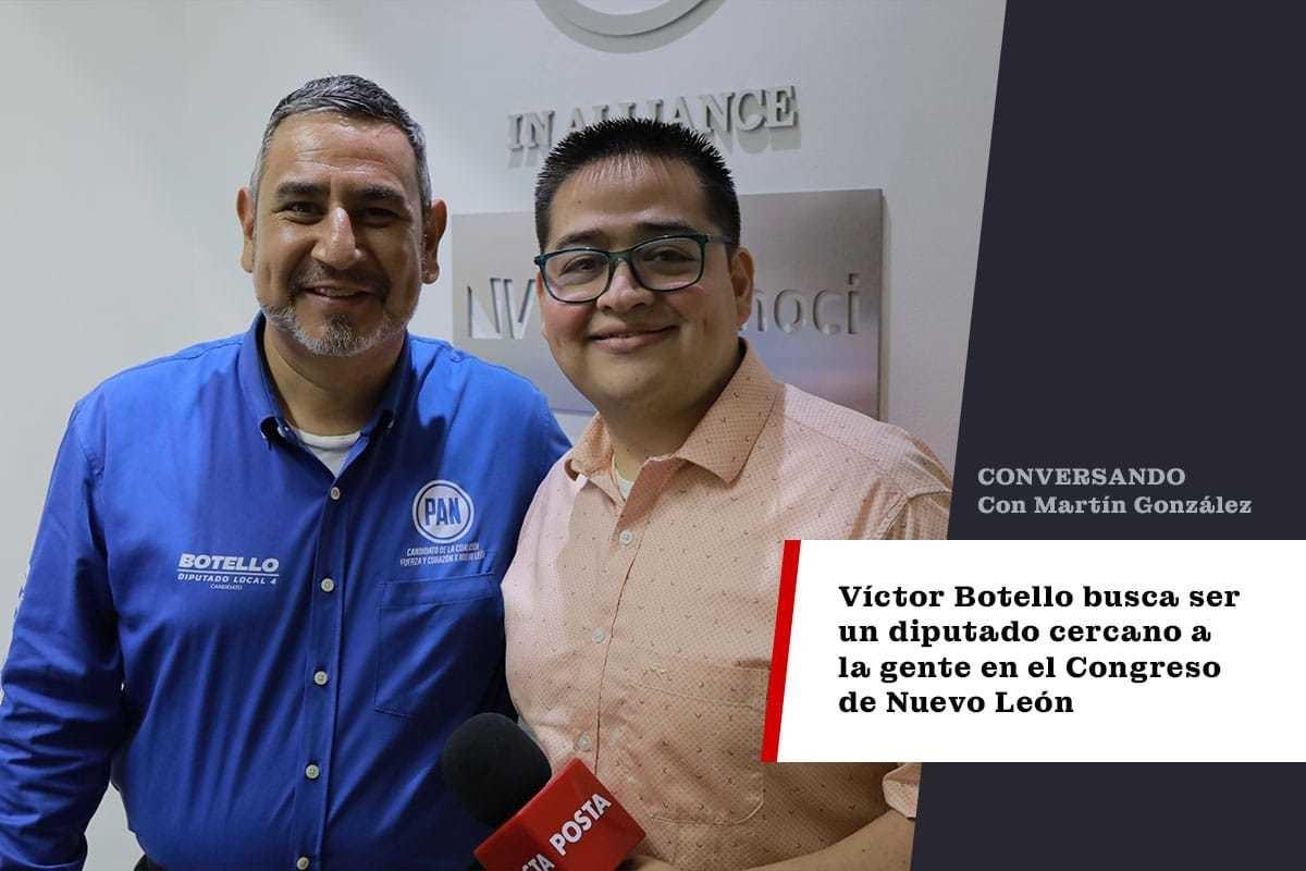 Martín González entrevista a Víctor Botello en Conversando