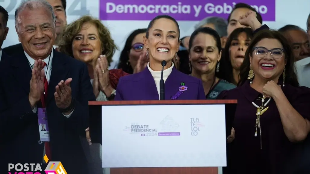 Claudia Sheinbaum emite su discurso final al salir del debate, ¿Qué dijo?