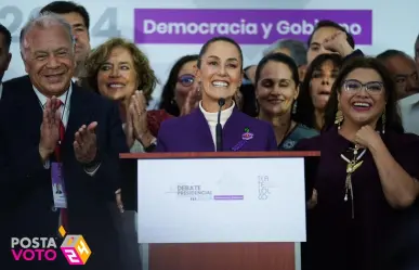 Claudia Sheinbaum emite su discurso final al salir del debate, ¿Qué dijo?