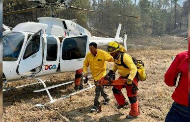 Cerca de controlar en un 100% los incendios en San Dimas