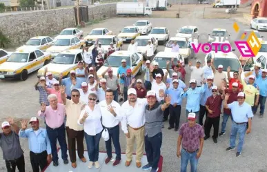 Transportistas toman la ruta  del triunfo, Todos con Lalo.