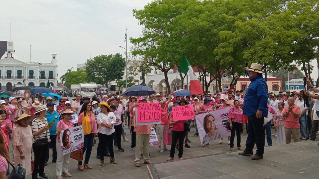 Tabasco se suma a la Marea Rosa en favor de Xóchitl Gálvez