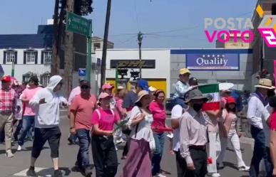 Toma Marea Rosa calles en Toluca (VIDEO)