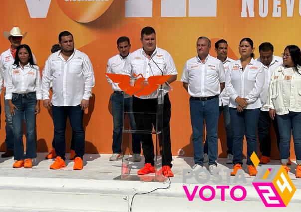 Reafirman candidatos de MC compromiso de seguridad en Nuevo León