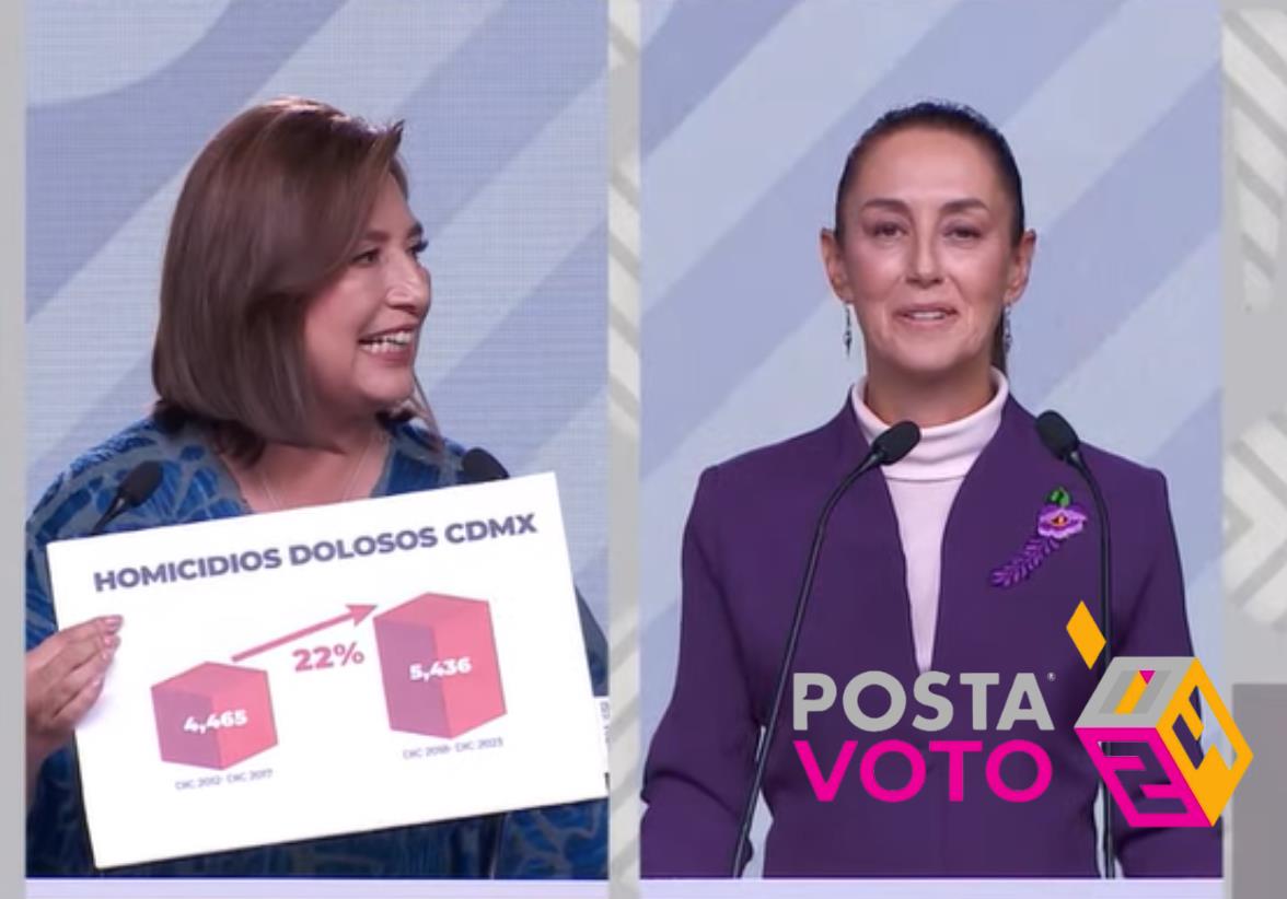 Xóchitl Gálvez extendió una invitación a Claudia Sheinbaum para un cuarto encuentro entre ambas candidatas. Foto: Captura