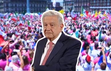 AMLO resalta democracia y libertades tras marcha de la Marea Rosa del domingo