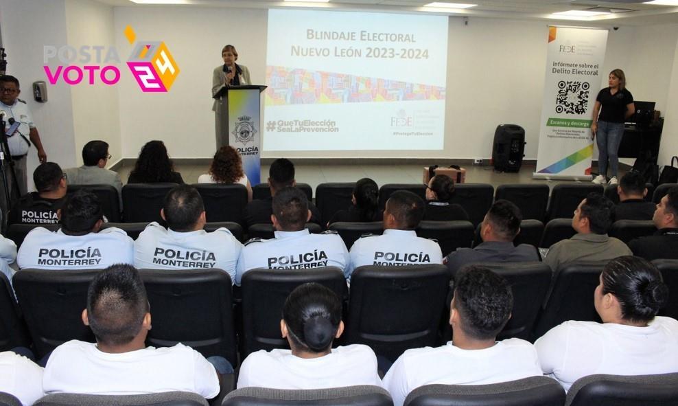 Capacitan a policías contra delitos electorales