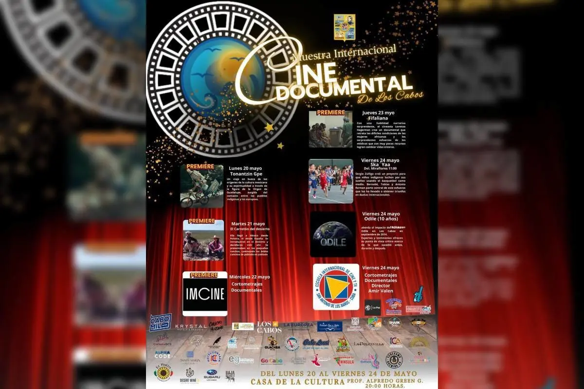 Regresa la Muestra Internacional de Cine Documental a Los Cabos