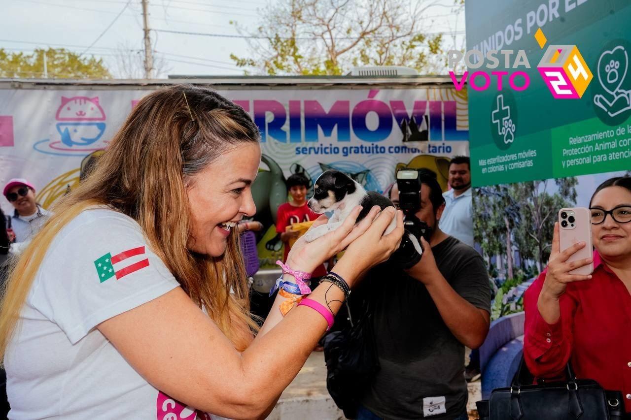 Cecilia Patrón Lavidad por un Bienestar animal. Foto: Cortesía