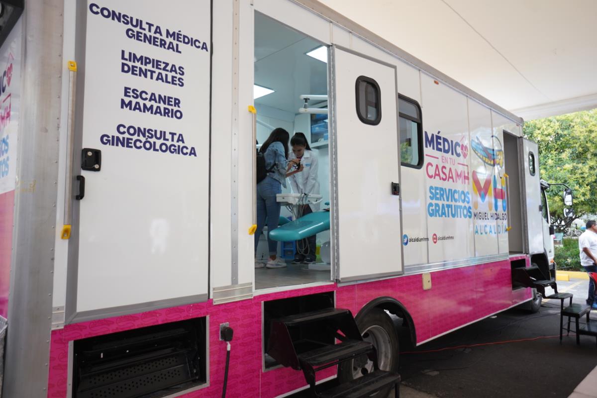 Caravana de Médico en tu Casa en la MH.    Foto: Especial