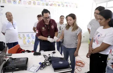 Protección Civil de Escobedo imparte Cursos de Primeros Auxilios en escuelas