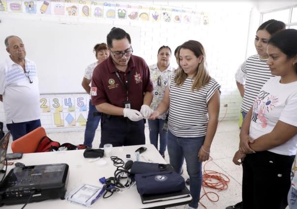 Protección Civil de Escobedo imparte Cursos de Primeros Auxilios en escuelas