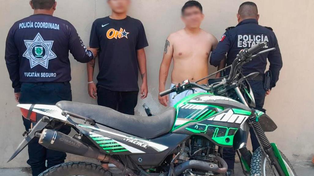 Cámaras de seguridad delatan a sujeto quien robó una moto en Dzidzantún