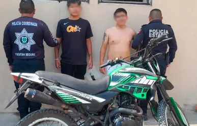 Cámaras de seguridad delatan a sujeto quien robó una moto en Dzidzantún