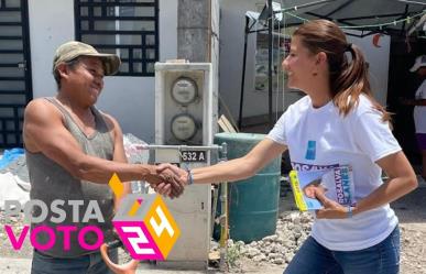 Promete Rosalva Llanes limpiar la policía García y dotarla de más recursos